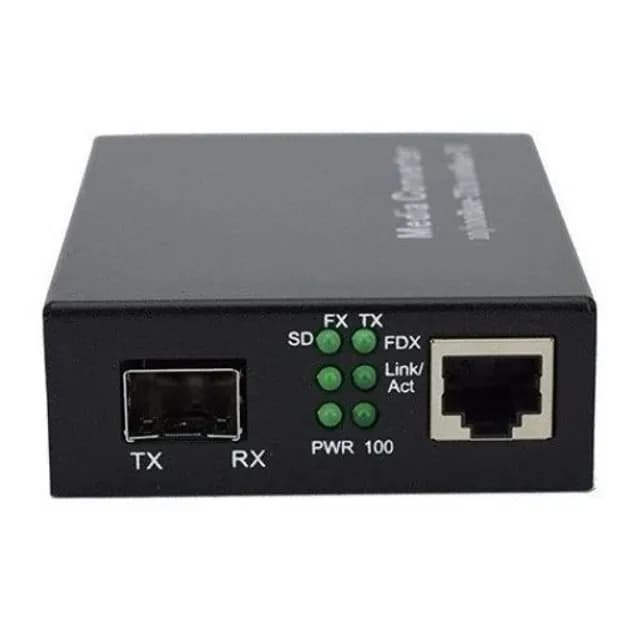 1G-1SFP-1RJ45-LFP Media Convertor